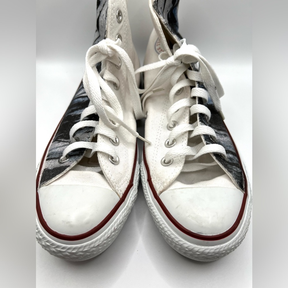 Converse All Star Women's High Top Custom Made Sneakers Fabric-Synthetic 7.5-9.5 - Picture 7 of 14